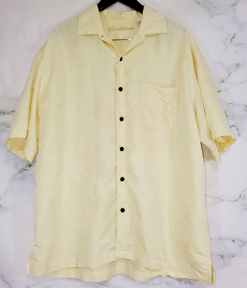 Caribbean Other - SALE 4/$30 Caribbean Yellow Shirt Men's Size Xl